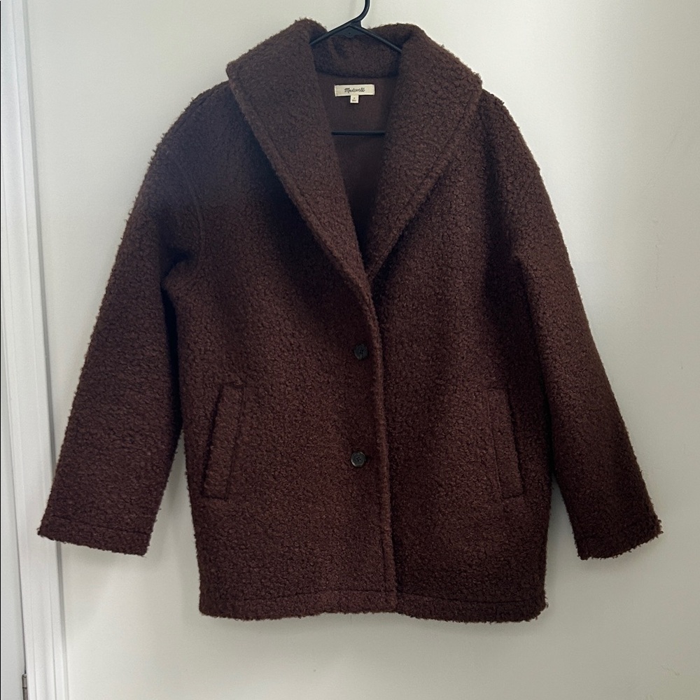 Madewell Chocolate Teddy Jacket